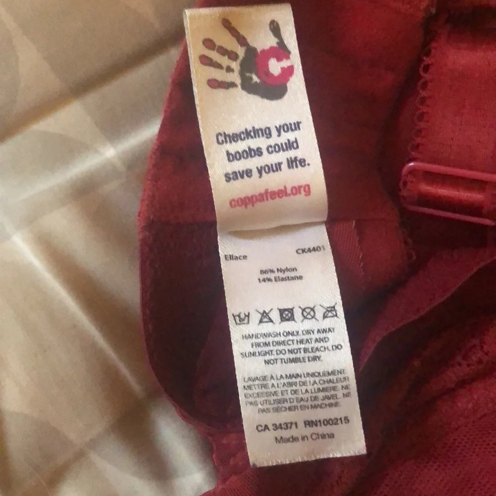 SOLD!π₯³Curvy Kate Womenβsβ Ellace Balcony Bra 34HH - Picture 8 of 16